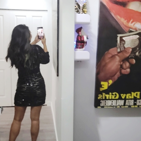 Sequin sparkly dress (M/L) - Picture 3 of 3